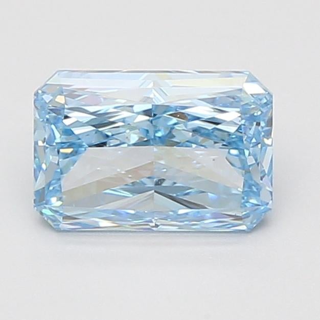 1.56 Ct. Fancy Vivid Blue Radiant Lab Grown Diamond