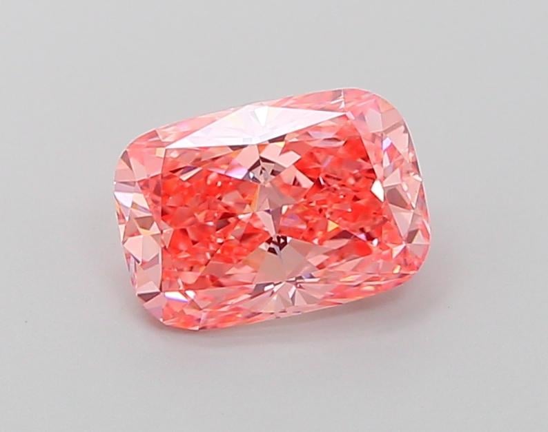 1.56 Ct. Fancy Vivid Pink Cushion Lab Grown Diamond