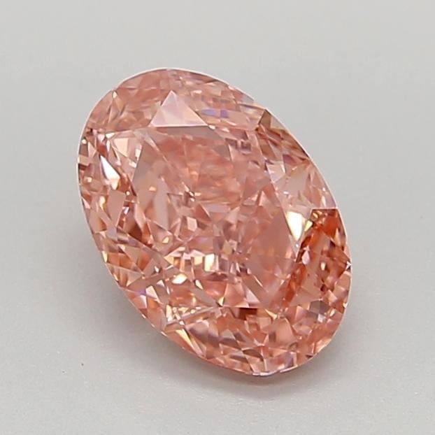1.79 Ct. Fancy Vivid  Pink Oval Lab Grown Diamond