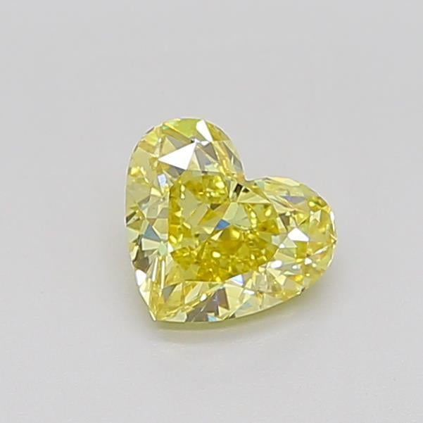 1.03 Ct. Fancy Intense Yellow Heart Lab Grown Diamond