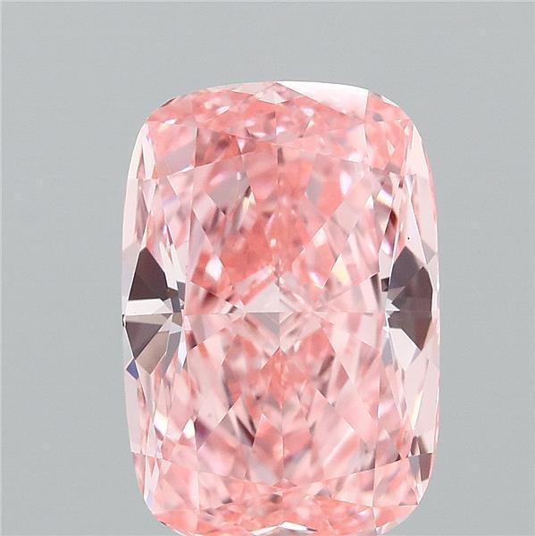 2.08 Ct. Fancy Vivid Pink Cushion Lab Grown Diamond