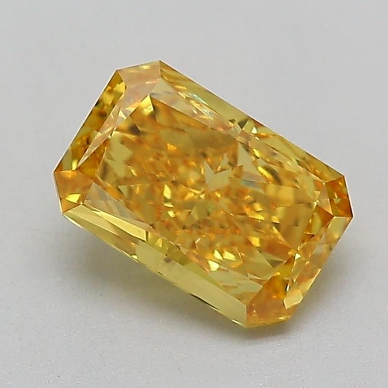 1.10 Ct. Fancy Vivid  Yellow Radiant Lab Grown Diamond