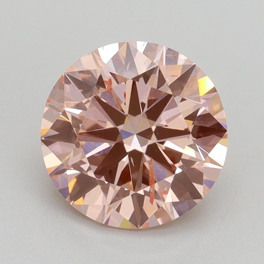 2.30 Ct. Fancy Intense Pink Round Lab Grown Diamond