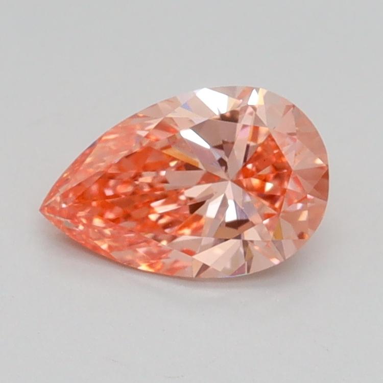 0.70 Ct. Fancy Intense Pink Pear Lab Grown Diamond
