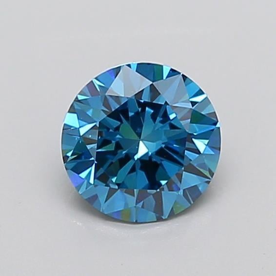 1.27 Ct. Fancy Vivid  Blue Round Lab Grown Diamond