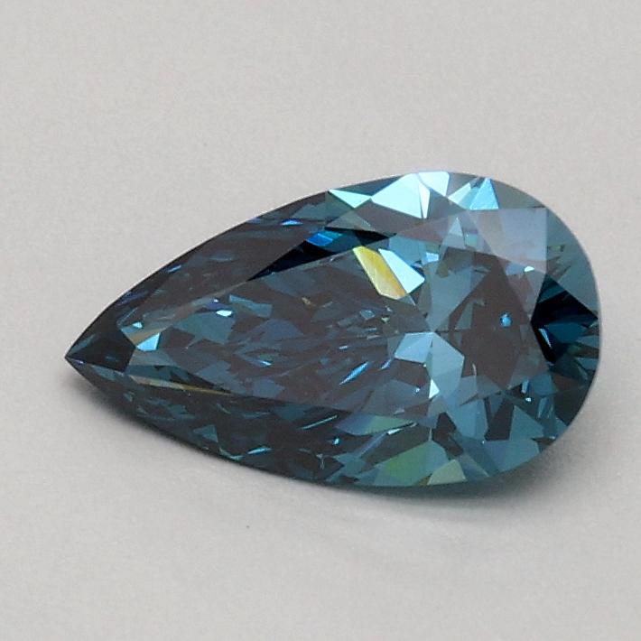 0.50 Ct. Fancy Vivid Blue Pear Lab Grown Diamond