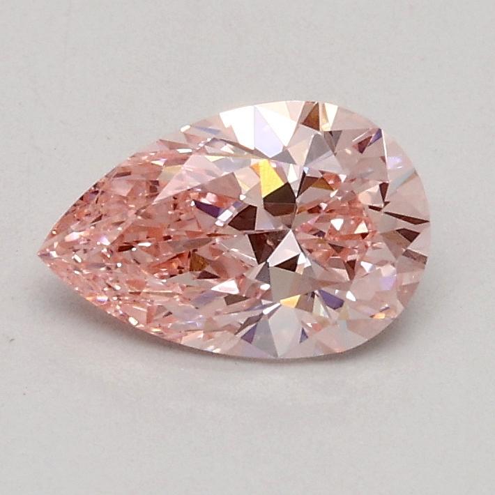 0.53 Ct. Fancy Intense Pink Pear Lab Grown Diamond