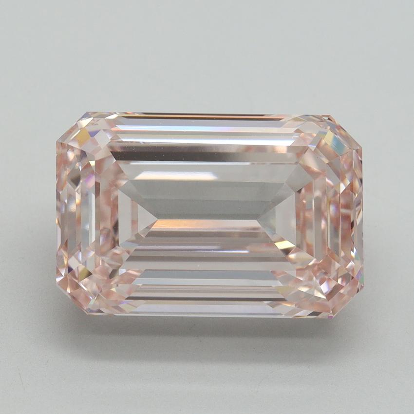 9.73 Ct. Fancy Pink Emerald Lab Grown Diamond