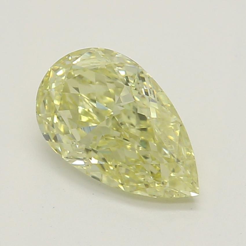 0.51 Ct. Fancy Light Yellow Pear Diamond