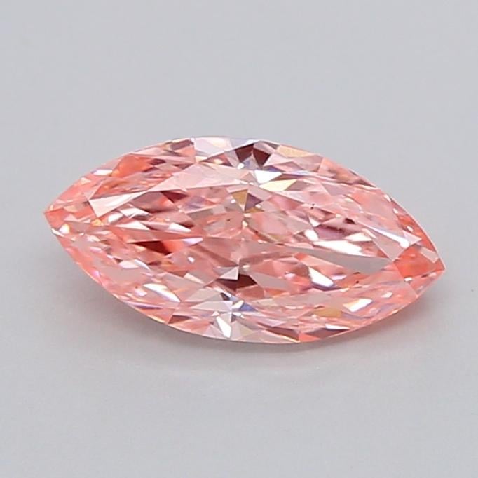 0.71 Ct. Fancy Vivid  Pink Marquise Lab Grown Diamond