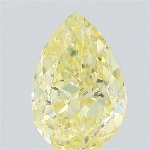 0.83 Ct. Fancy Yellow Pear Lab Grown Diamond