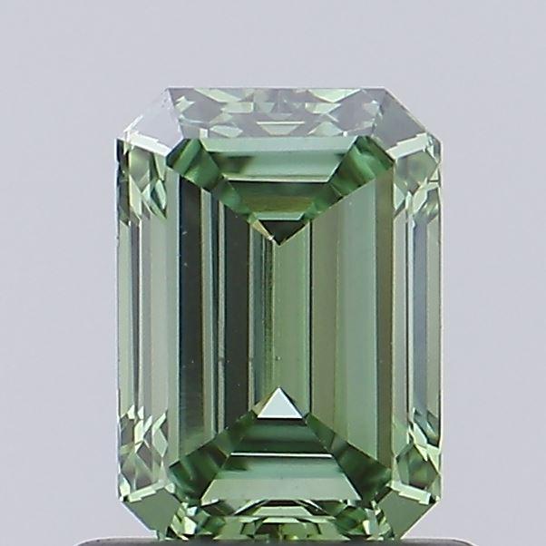 0.85 Ct. Fancy Vivid Green Emerald Lab Grown Diamond