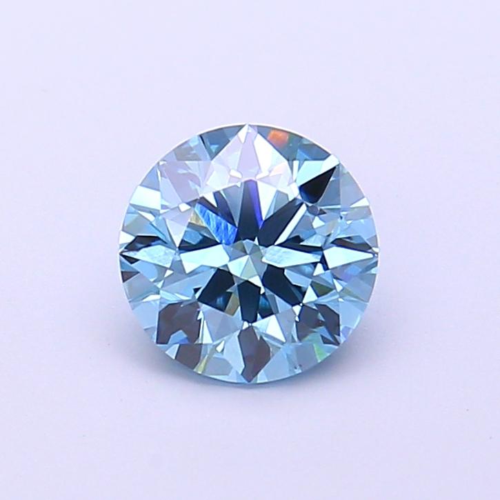 1.08 Ct. Fancy Vivid  Blue Round Lab Grown Diamond