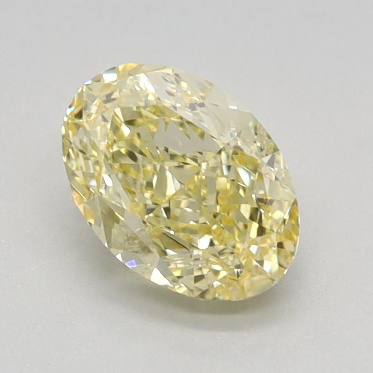 1.06 Ct. Fancy Intense Yellow Oval Lab Grown Diamond
