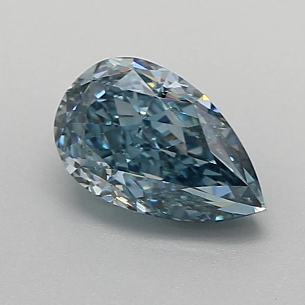 1.01 Ct. Fancy Vivid  Blue Pear Lab Grown Diamond
