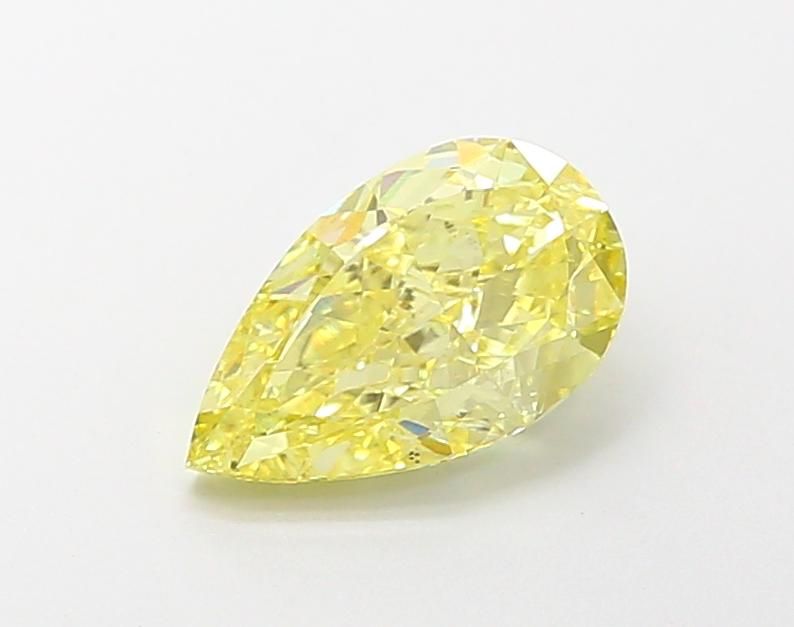 1.55 Ct. Fancy Intense  Yellow Pear Lab Grown Diamond