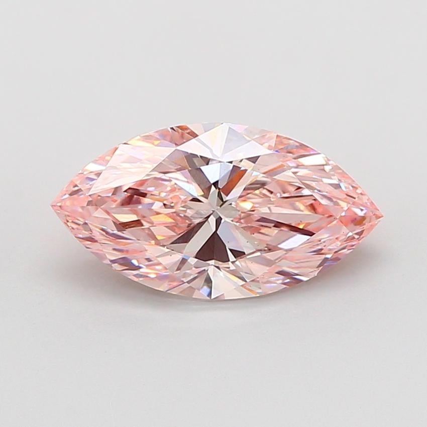 5.09 Ct. Fancy Intense Pink Marquise Lab Grown Diamond