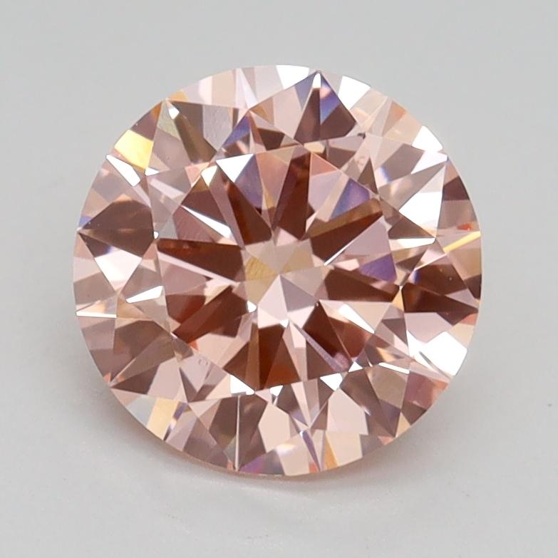 1.60 Ct. Fancy Intense Pink Round Lab Grown Diamond