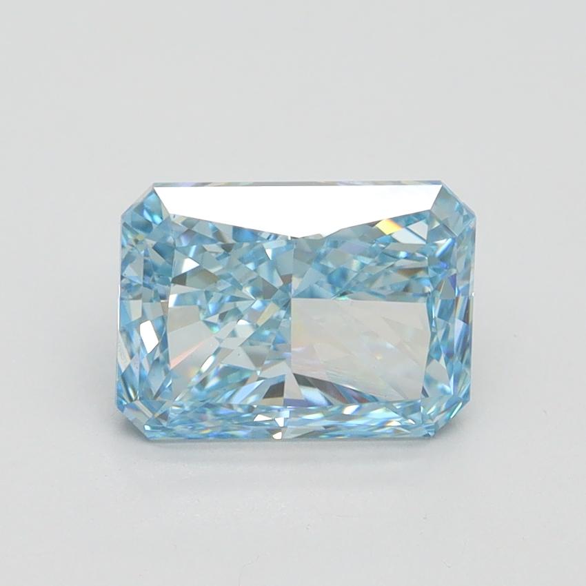 2.20 Ct. Fancy Vivid Blue Radiant Lab Grown Diamond