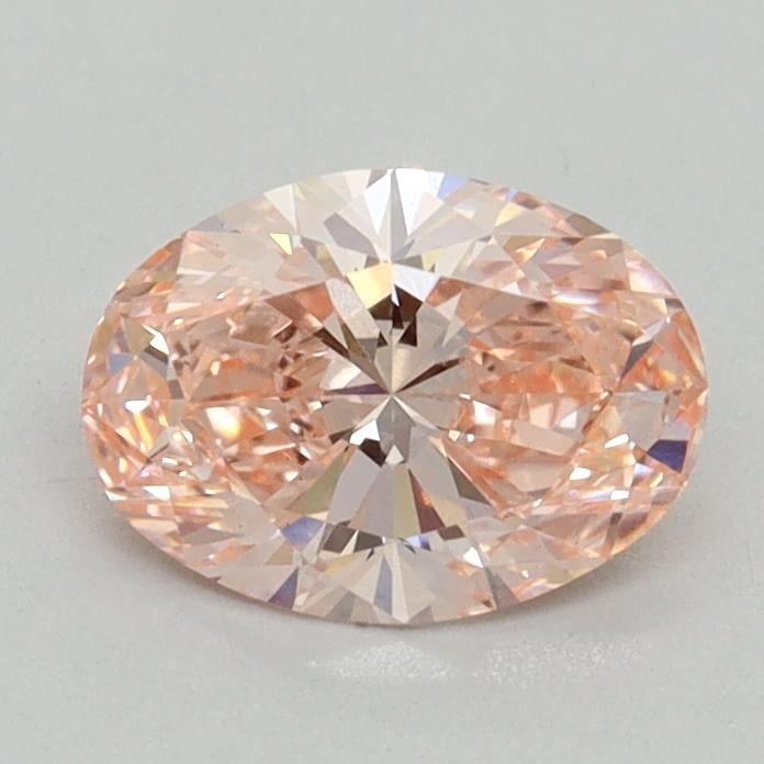 0.92 Ct. Fancy Vivid Pink Oval Lab Grown Diamond