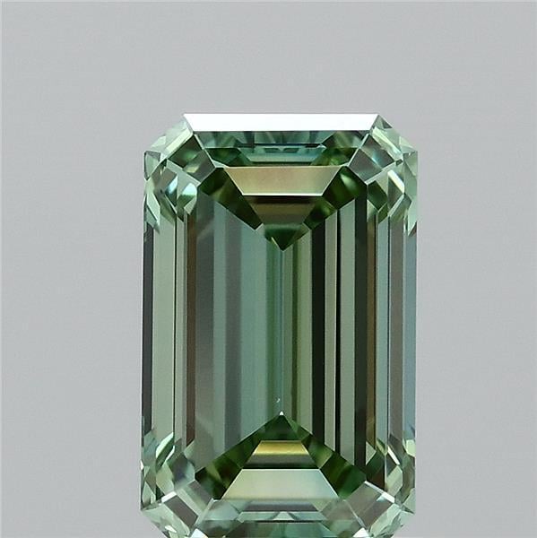 1.05 Ct. Fancy Vivid  Green Emerald Lab Grown Diamond