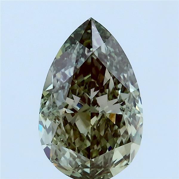 2.07 Ct. Fancy Intense Green Pear Lab Grown Diamond