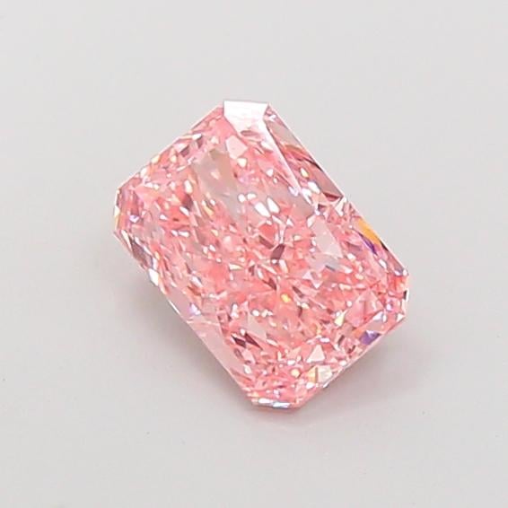 2.40 Ct. Fancy Vivid  Pink Radiant Lab Grown Diamond