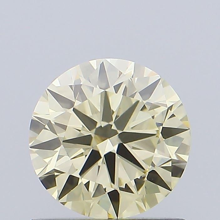 0.90 Ct. Fancy Light Yellow Round Lab Grown Diamond
