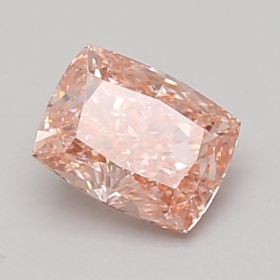 1.05 Ct. Fancy Vivid Pink Cushion Lab Grown Diamond