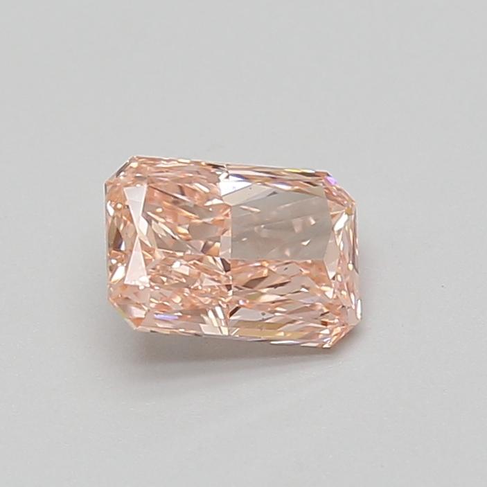 0.79 Ct. Fancy Vivid Pink Radiant Lab Grown Diamond