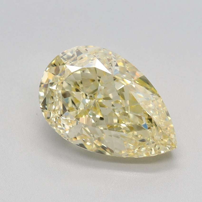 2.35 Ct. Fancy Intense Yellow Pear Lab Grown Diamond