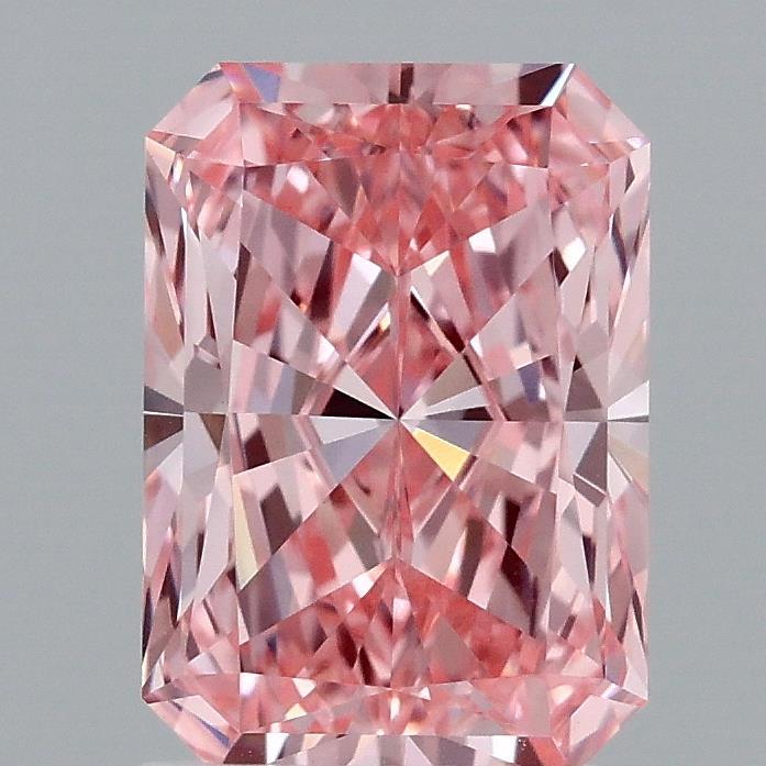 2.03 Ct. Fancy Vivid Pink Radiant Lab Grown Diamond