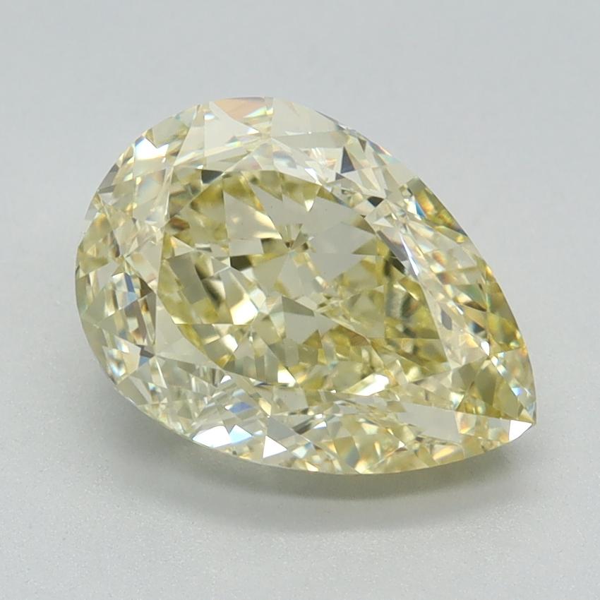 2.55 Ct. Fancy Intense Yellow Pear Lab Grown Diamond