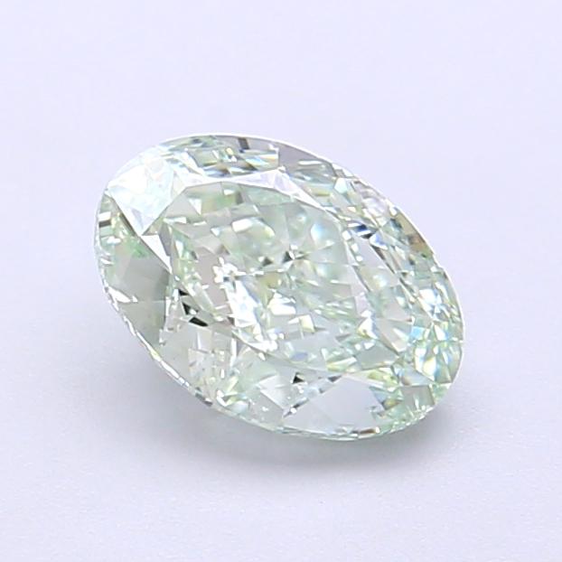 1.07 Ct. Fancy Intense Green Oval Lab Grown Diamond