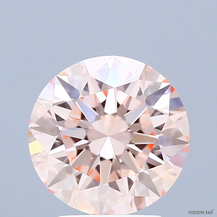 2.21 Ct. Fancy Intense Pink Round Lab Grown Diamond