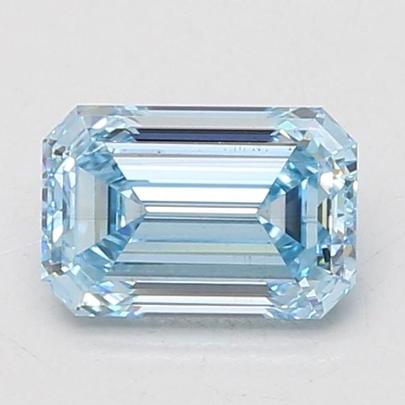 1.51 Ct. Fancy Vivid Blue Emerald Lab Grown Diamond