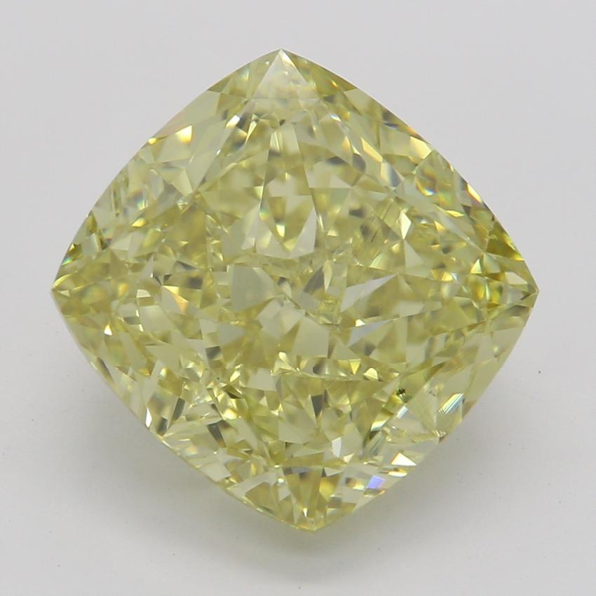 4.20 Ct. Fancy Brownish Greenish Yellow Cushion Diamond