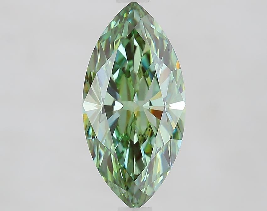 2.08 Ct. Fancy Vivid Green Marquise Lab Grown Diamond