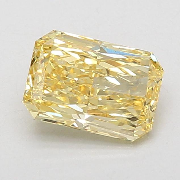 1.55 Ct. Fancy Vivid Yellow Radiant Lab Grown Diamond
