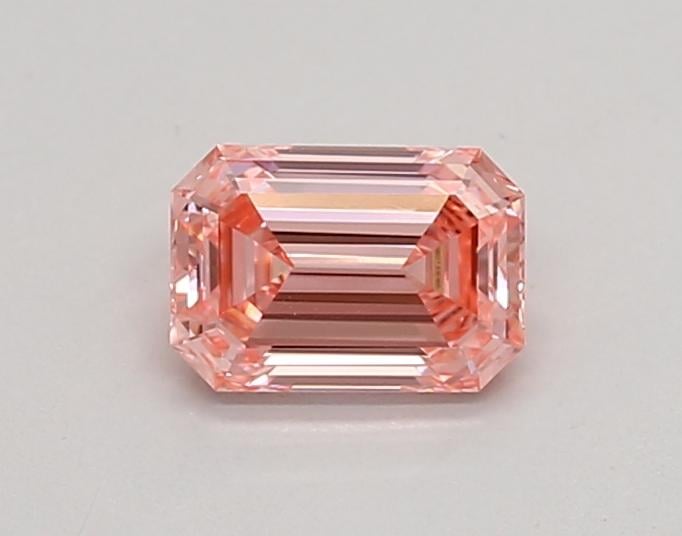 0.56 Ct. Fancy Vivid Pink Emerald Lab Grown Diamond