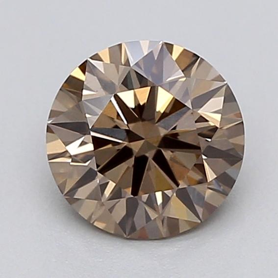 0.42 Ct. Fancy Light  Brown Round Lab Grown Diamond
