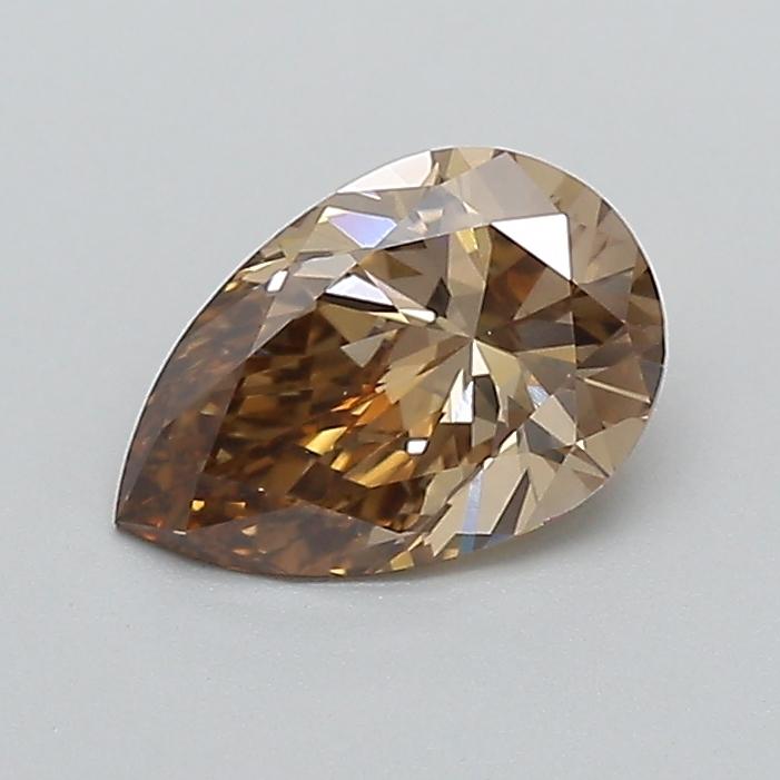 1.05 Ct. Fancy Light  Brown Pear Lab Grown Diamond