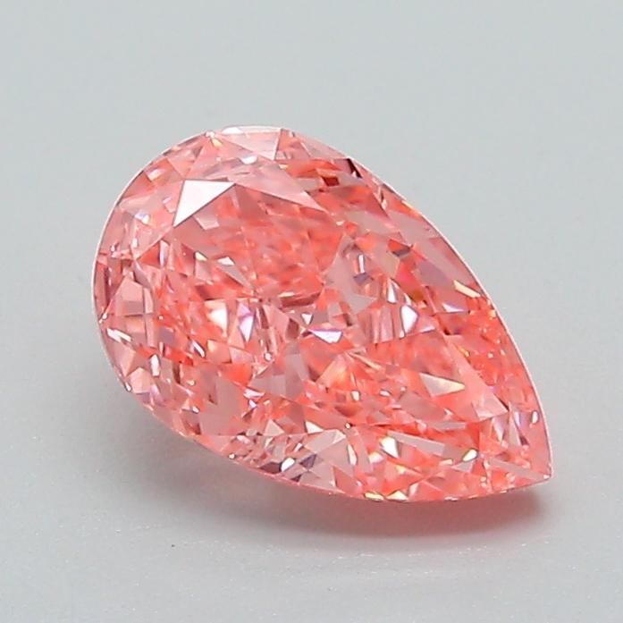 1.08 Ct. Fancy Vivid Pink Pear Lab Grown Diamond