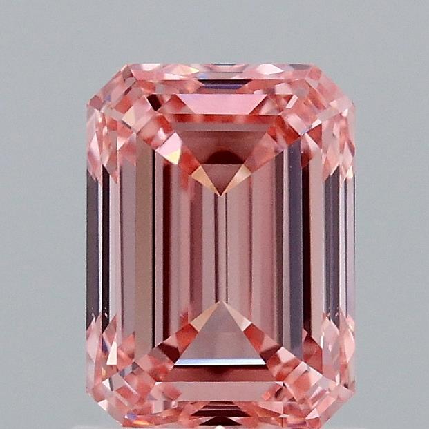 1.51 Ct. Fancy Vivid Pink Emerald Lab Grown Diamond
