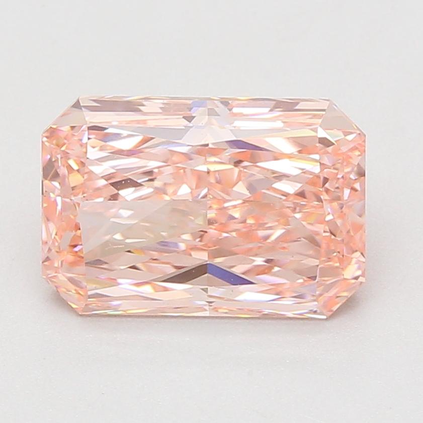 4.01 Ct. Fancy Vivid Pink Radiant Lab Grown Diamond