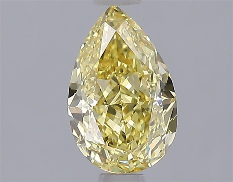 1.07 Ct. Fancy Vivid Yellow Yellow Pear Lab Grown Diamond