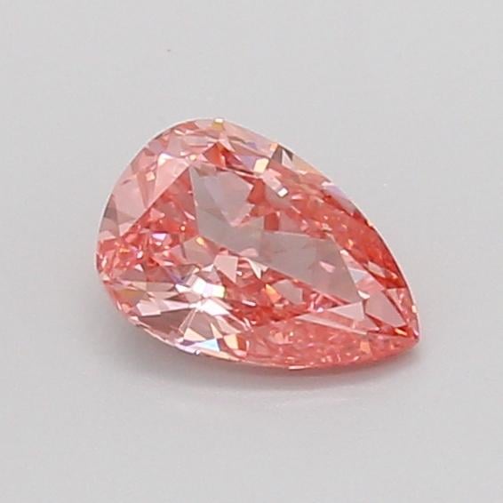 0.55 Ct. Fancy Vivid Pink Pear Lab Grown Diamond