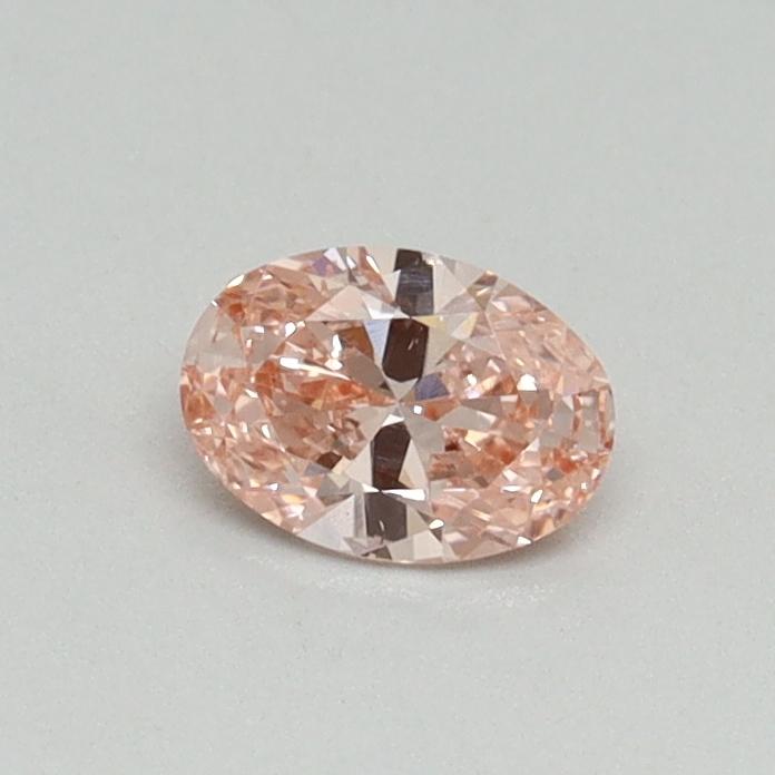 0.30 Ct. Fancy Intense Pink Oval Lab Grown Diamond