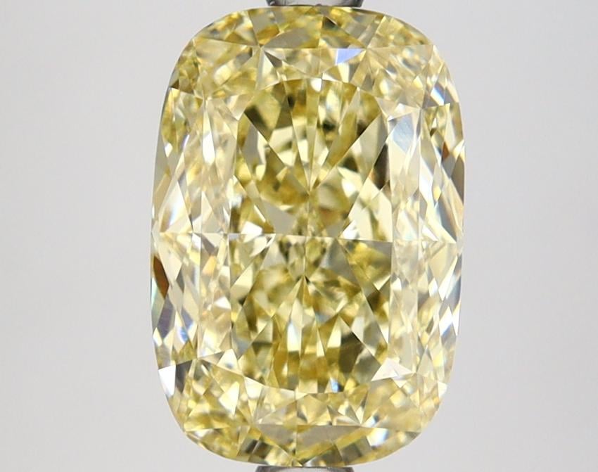 3.00 Ct. Fancy Light Yellow Cushion Lab Grown Diamond