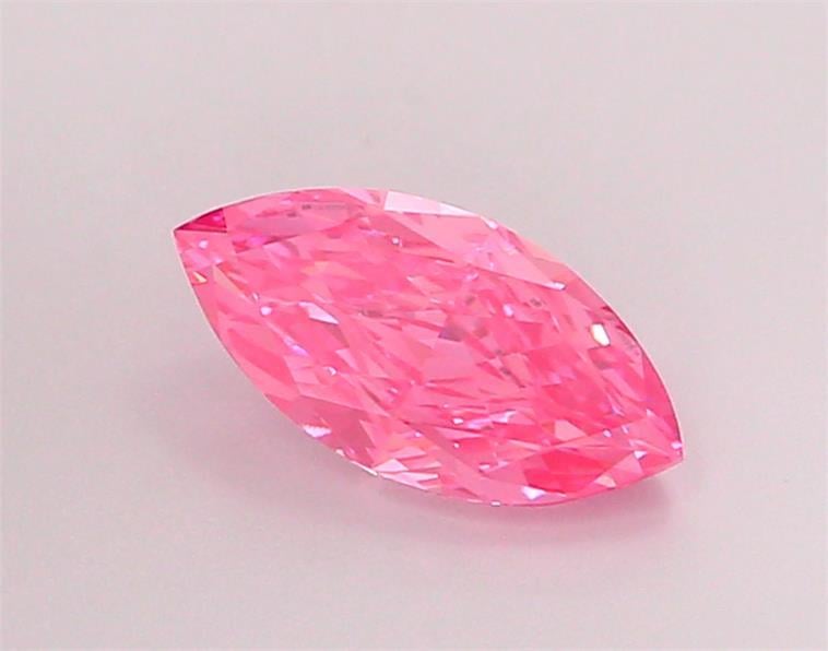1.19 Ct. Fancy Vivid Pink Marquise Lab Grown Diamond